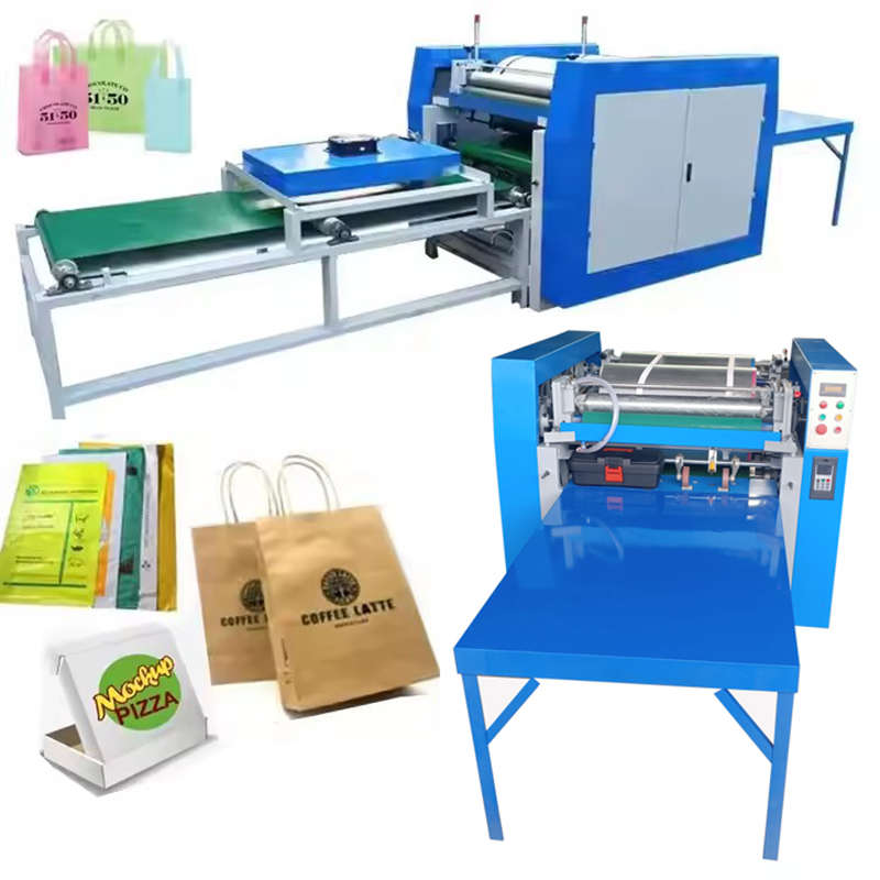Non Woven Screen Printing Machine 1-6 Colors Pp Woven Bags Making Machine Printer