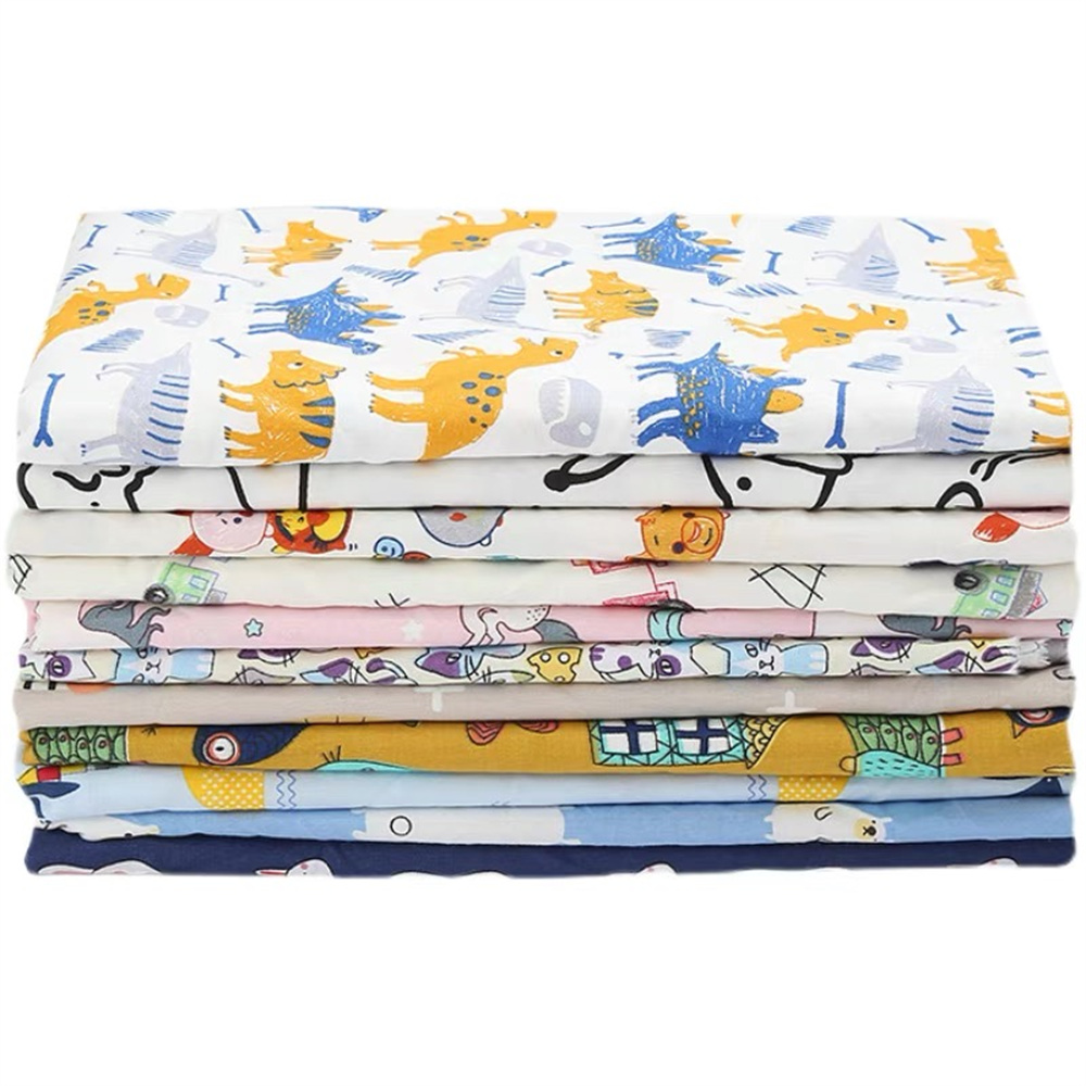 Organic cotton knit fabric Breathable kids fabric 100% cotton printed fabric for baby clothing