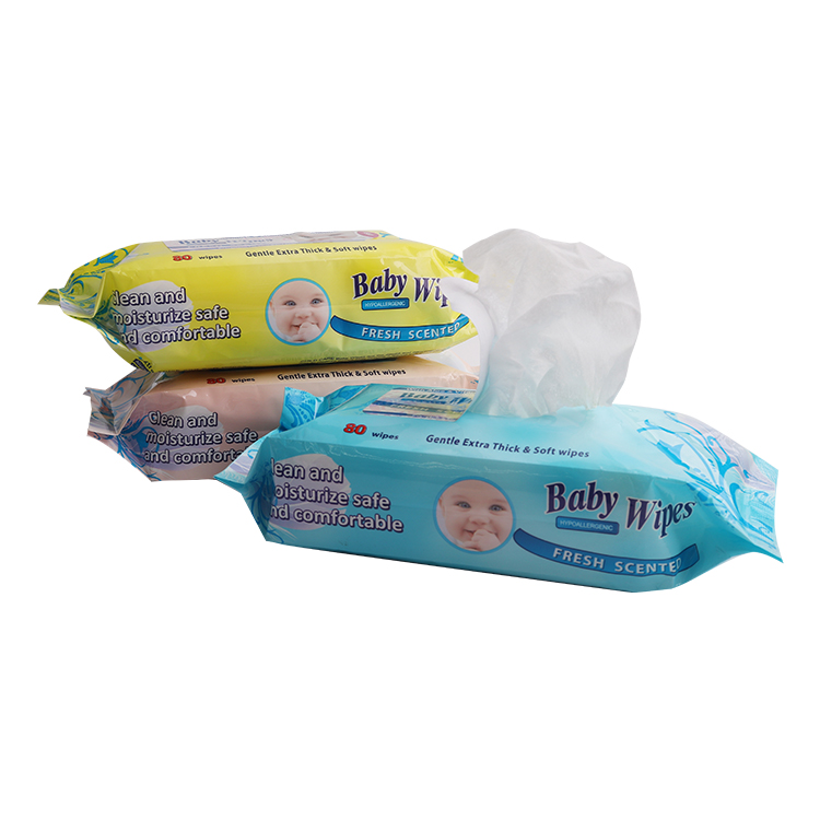 Метка частного назначения OEM ручной waterwipes Лицевая поверхность очистки baby face влажные салфетки