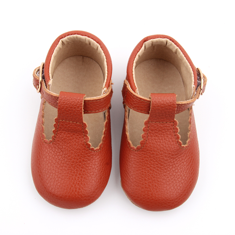 Customized Many Colors Baby Dress Shoes Soft Leather Newborn Baby Girl Shoe