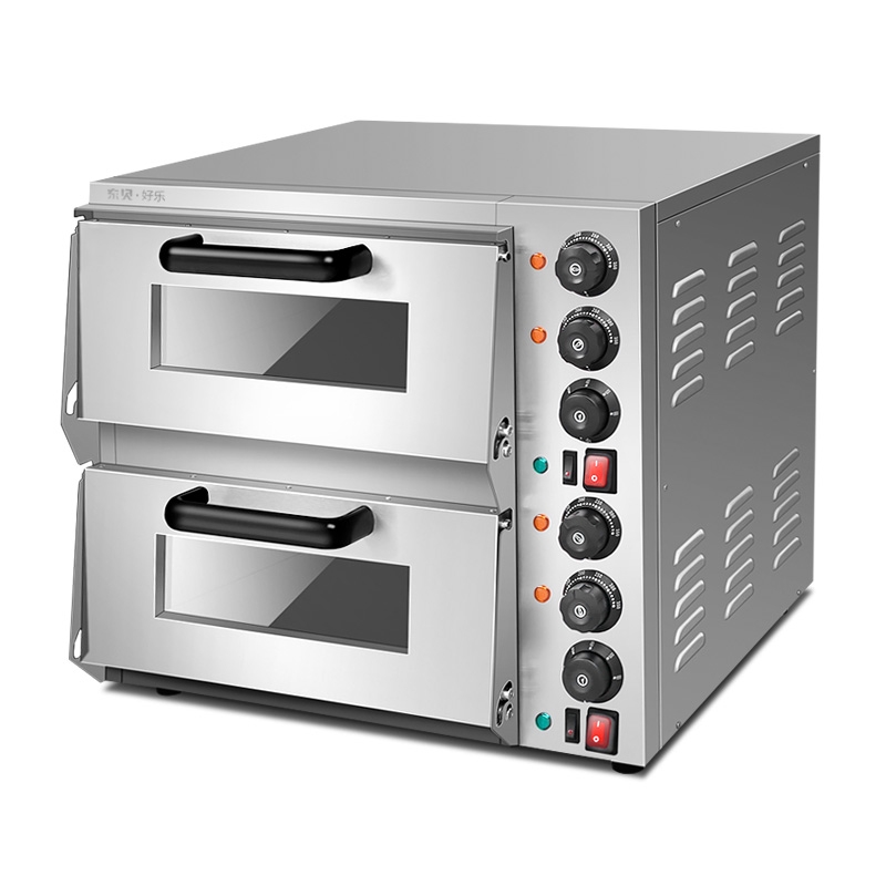 Donper baking double layer pizza oven cake machine snack machine bread electric oven bakery oven equipment