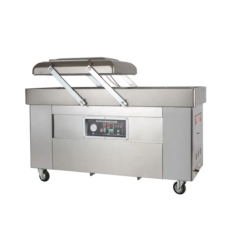Вакуумная упаковочная машина с двойной камерой DUOQI DZ(Q)-600/2SB, с четырьмя герметичными стержнями и по индивидуальному заказу
