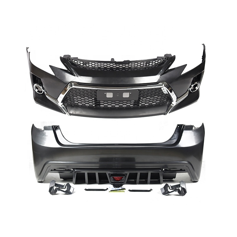 Автомобильные бамперы для Toyota Reiz 2010-2016 Upgrade Gs Style, передний бампер, задний бампер, боковая юбка, комплект кузова автомобиля