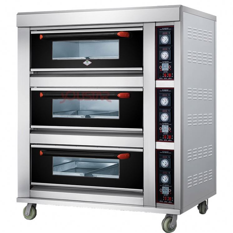 Factory Supply Golden Supplier Deck Oven For Baking Cupcakes
