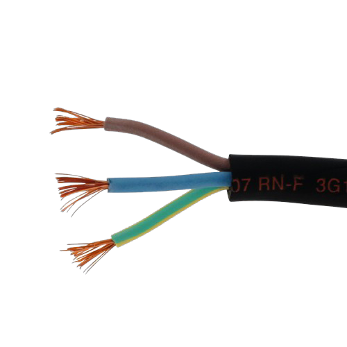 Размер от 2 до 10 лет Core H07RN-F/H05RR-F гибкий цветной резиновый кабель