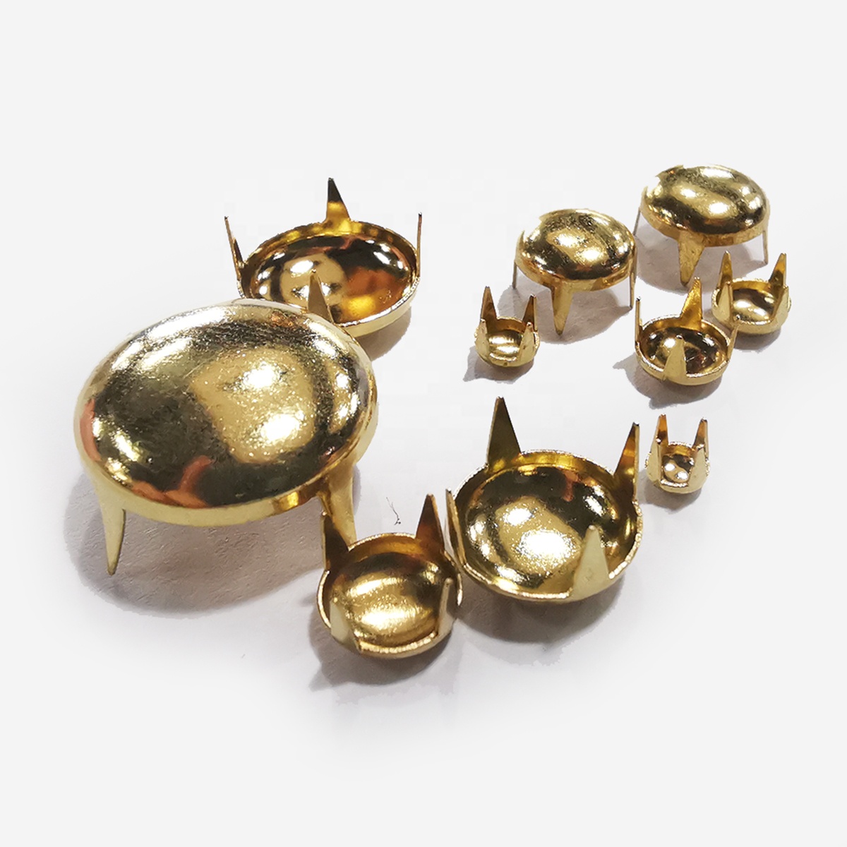 High End Round Dome Stud Claw Rivet For Punk Belt Boots Leather Round Claw Rivet Remache Punk De Cupula