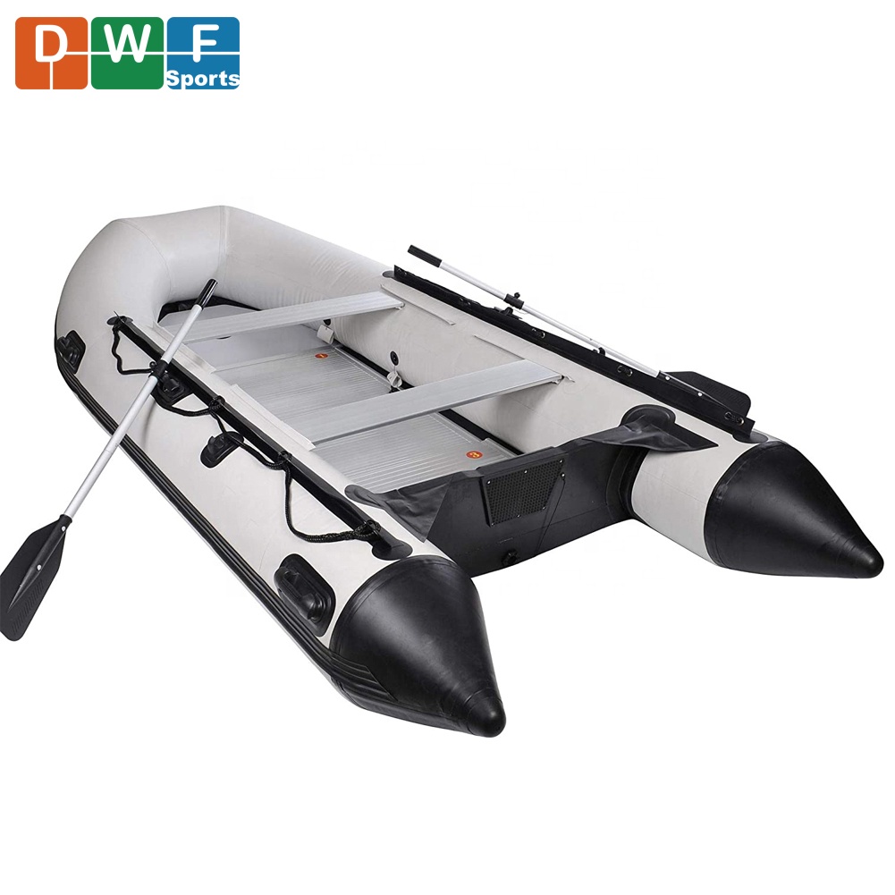 EN/CE Cheap fish boat 3.0M PVC inflatable rowing boat Chinese factory price inflatable dinghy boat