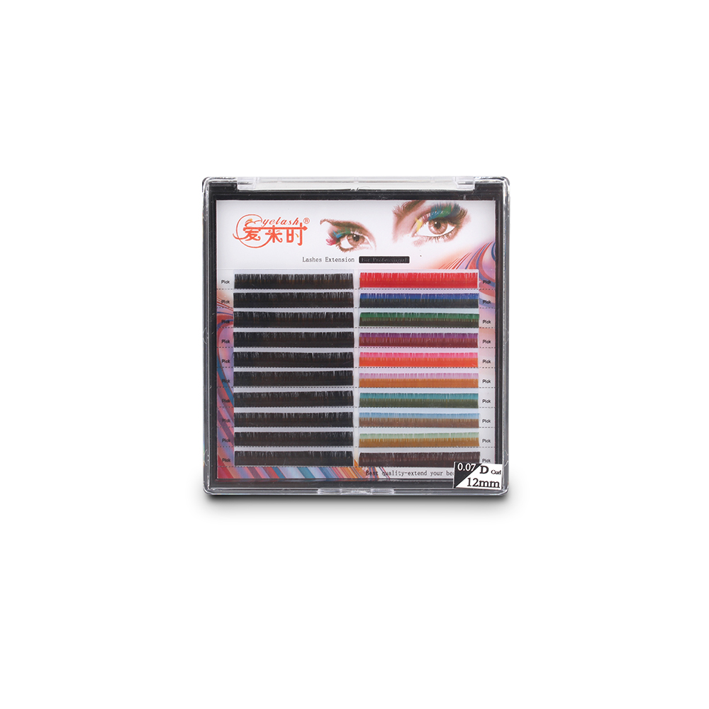Volume Lashes 0.07 0.05 J B C D Curls Double Layer Eyelash Extension