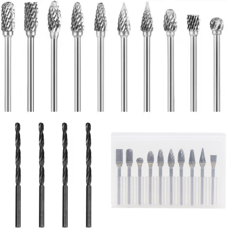 OEM Goldsmith Dental Rotary Power Tools Tungsten Carbide Burs Set for Jewelry Making Stainless Steel Broaching CNC Machining