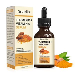Anti Aging Ginger Facial Serum Turmeric Anti Acne Treatment Dark Spot Corrector Serum Removal Pigment Turmeric Face Serum