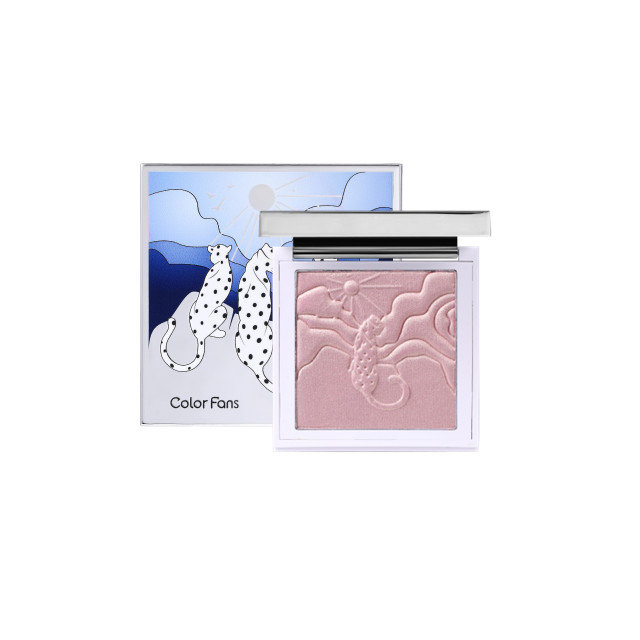 hot sale Highlighter Makeup No Logo 3 Color Diy Blush Glitter Highlighter Private Label