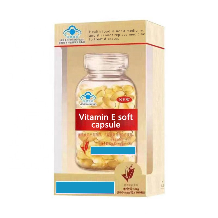 Professional Health Food Supplement Vitamin E Vitamin C Soft Gel Capsules