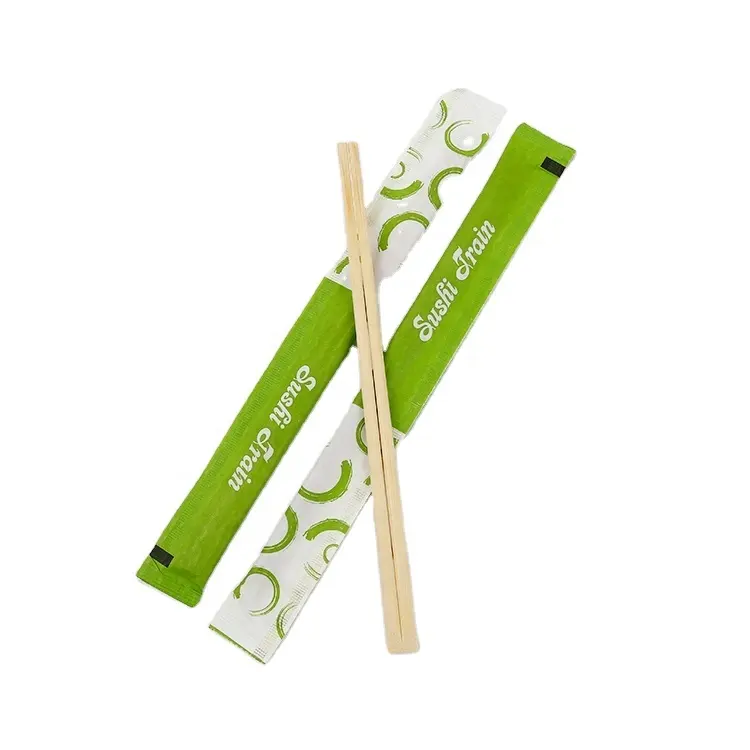 Hot Selling 2021 Free Sample Print With Logo Quality Custom Twin Disposable Bamboo Chopsticks