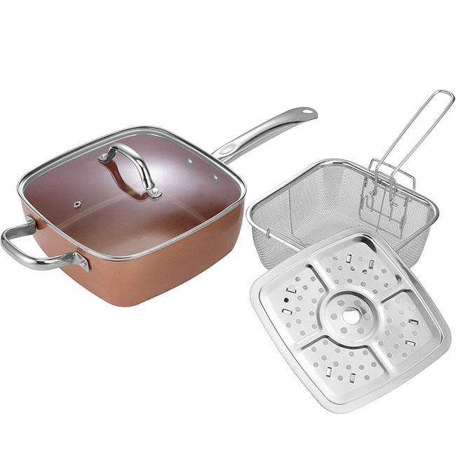Durable Home Kitchen Ware Non Stick Aluminum Cookware Set Pots And Pans Set