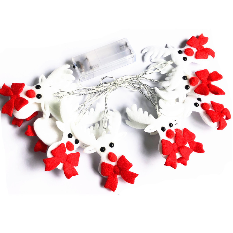 Merry Christmas LED Light Decoration Ornaments Snowman White LED Christmas Light Ornaments Gifts Christmas Decoration Supplies