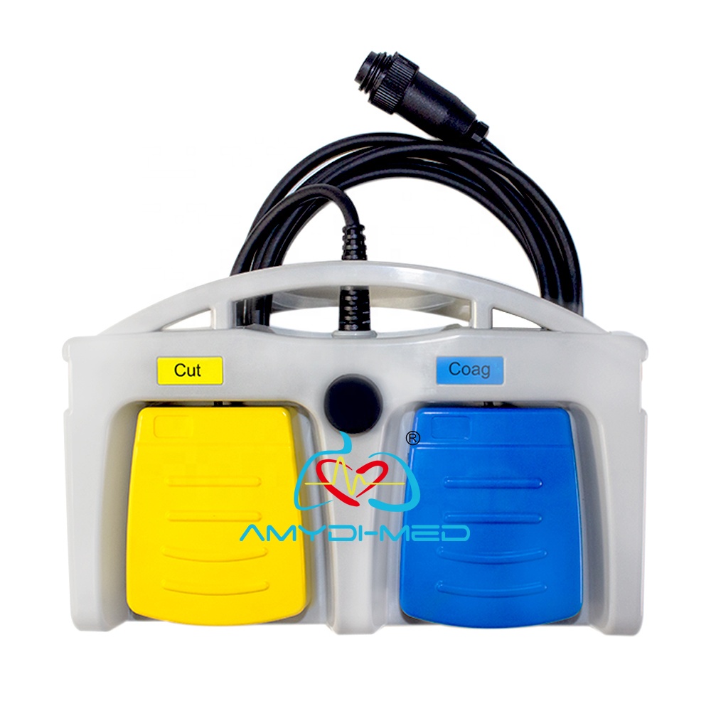 Медицинские поставщики Amydi-med IPX8 водонепроницаемый Электрохирургический двойной ножной переключатель с двумя педалями