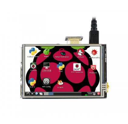 Разработан 480x320 высококачественный сенсорный экран IPS 3,5 дюйма raspberry pi lcd