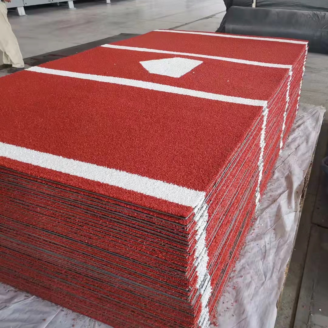 12 'x 6' зеленый терракотовый коврик Pro для спорта, искусственный газон