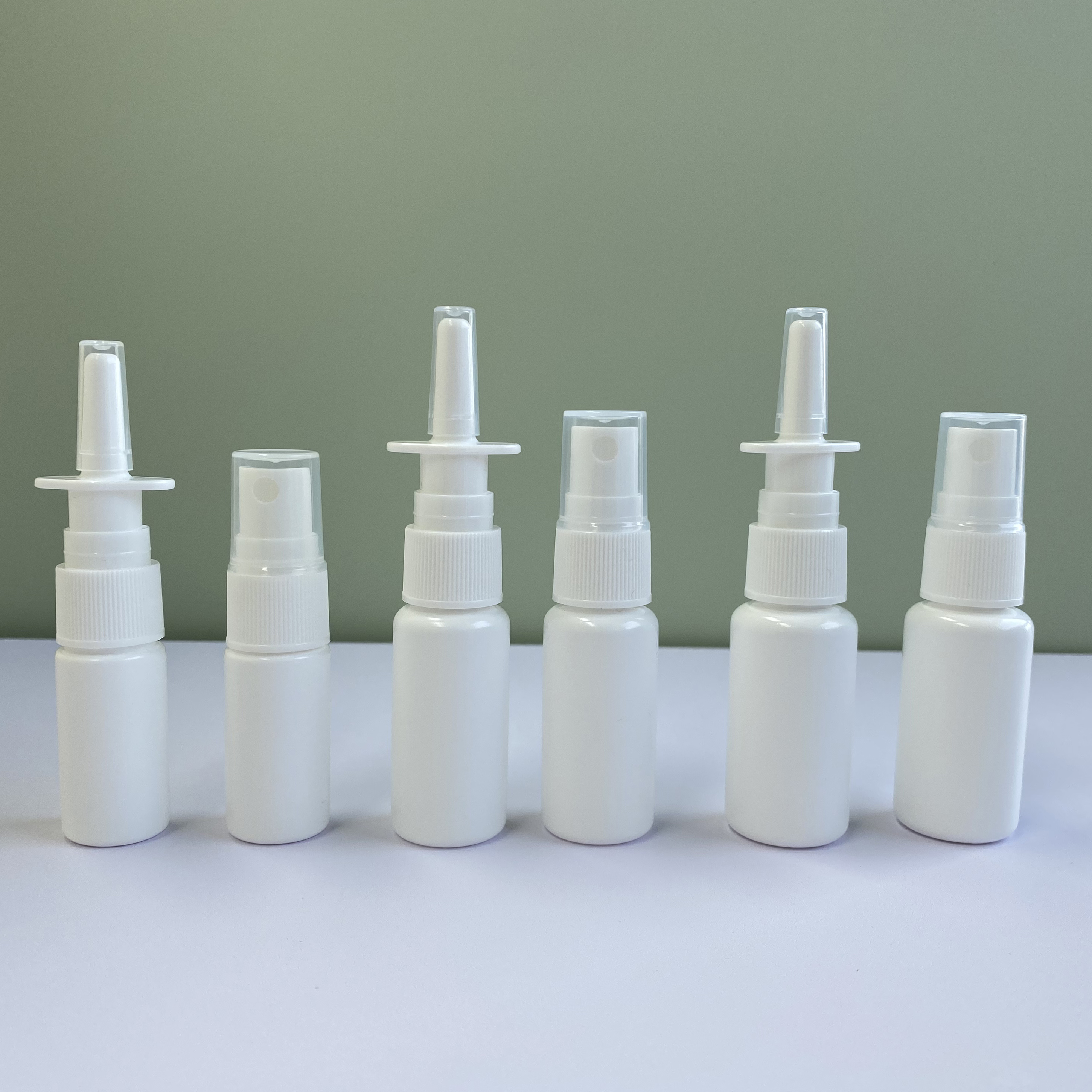 Factory wholesale customize size 10ml 15ml 20ml nasal spray bottle for pharmaceutical packaging