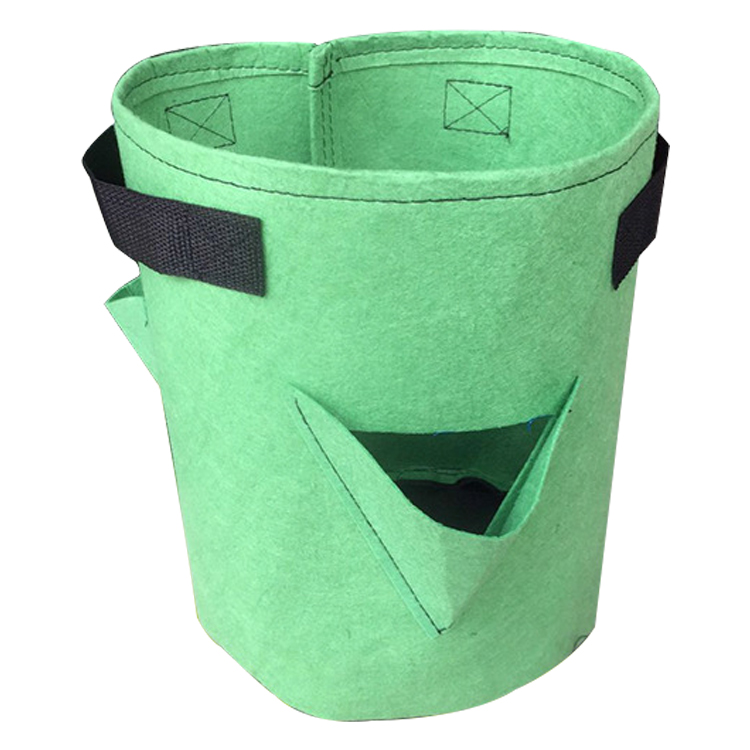 Garden Portable Nursery Basket Strawberry Mushroom Pouch Quality Non Woven Hanging Grow Bag