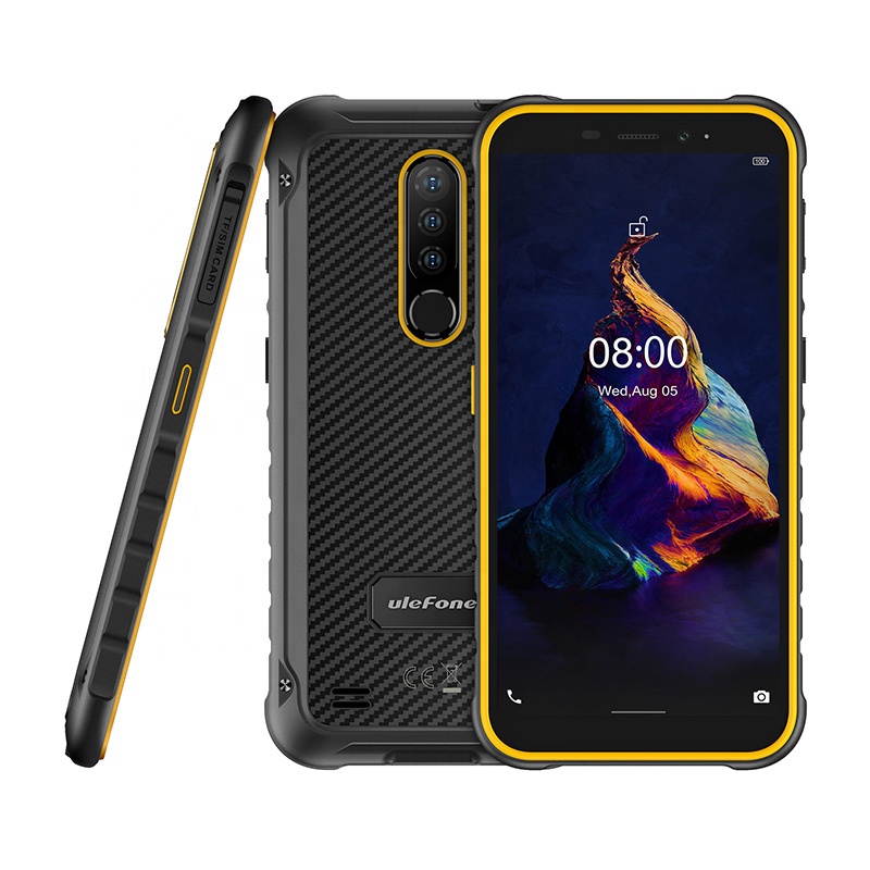 Dropship разблокировать 4 Гб 64 Гб Ulefone Power X8 прочный телефон IP68/IP69K двух сим-карт, c операционной системой андроид 10 VoLTE чехол для