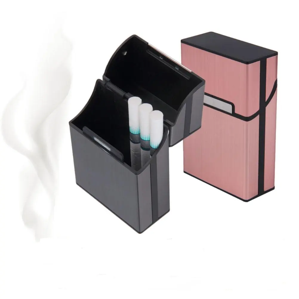 Boxes holder case for 20 pcs cigarette package men plastic smoke tobacco case holder cigarette holder reusable cigarette case