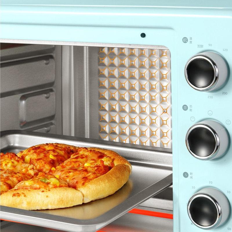BEST Kitchen Choice Compact Size 4-Slice Easy to Control with Timer Bake Broil Toast Setting Toaster Oven Countertop