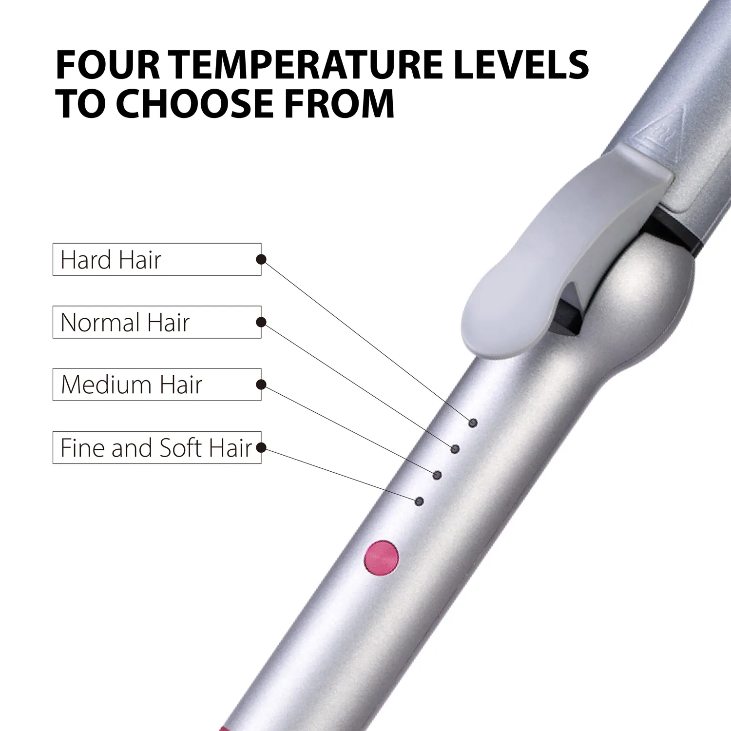 Tinx Wholesale Personal Customized 2 In 1 Ceramic Hair Curler Multi-temperature Degree Hair Straightener And Curler