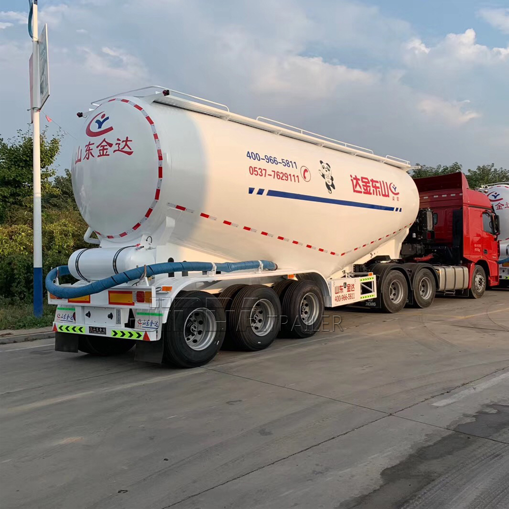 3-х осевой дизельный двигатель 40/45cbm 50Ton навального цемента танкер для перевозки бензина, полуприцеп для продажи