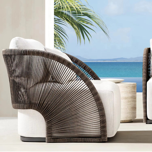 Woven Rope Sofa Set Outdoor Furniture Leisure Balcony 3-piece Set Garden Creative Hotel Courtyard Villa Room Garden Furniture