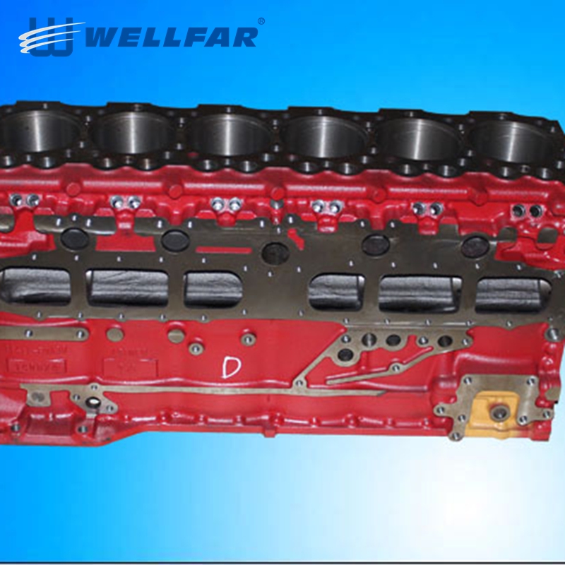 Блок цилиндров дизельного двигателя Wellfar P11C для экскаватора Hino 11401-E0702