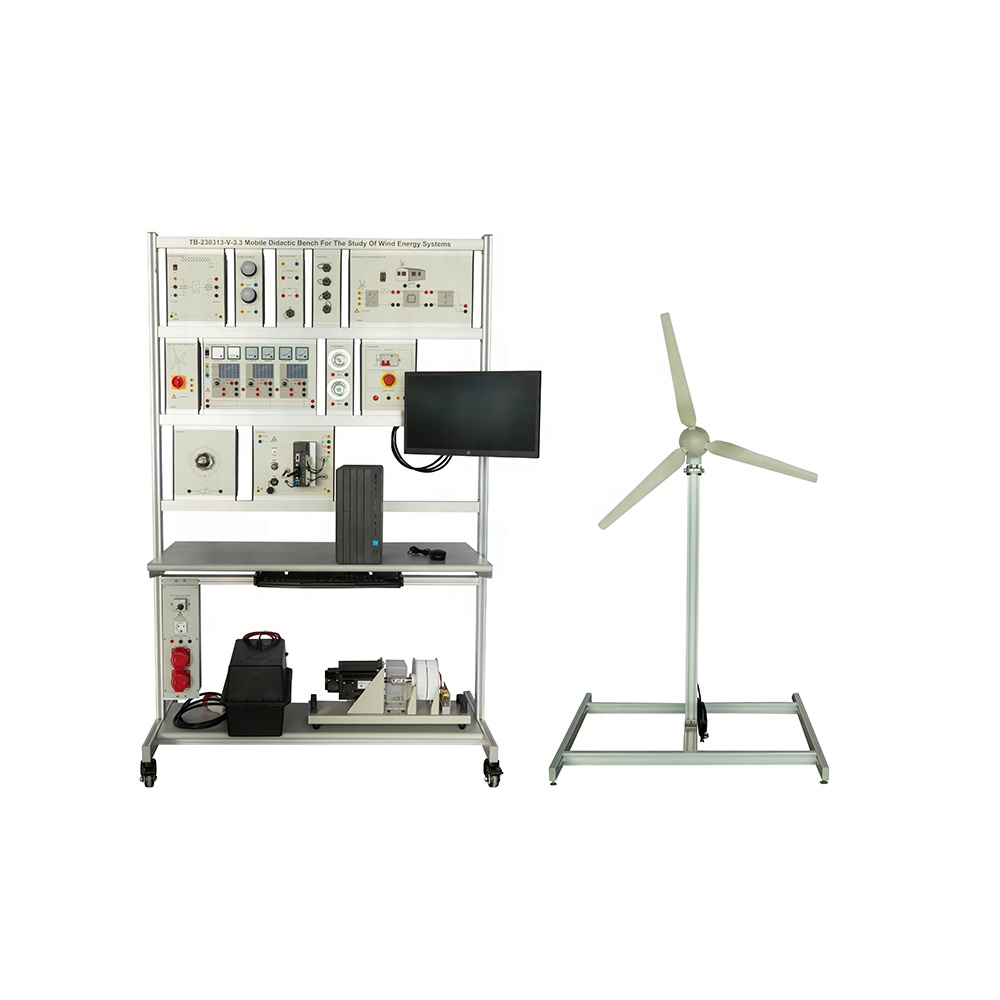 Mobile Didactic Bench For The Study Of Wind Energy Systems Teaching Equipment Renewable Training Equipment