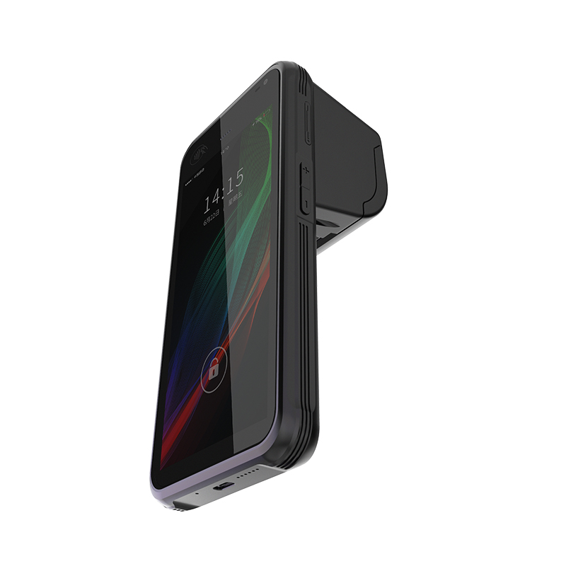 Новый дизайн Android 4G Портативный сенсорный экран Pos AOSP NFC POS терминал с e-SIM сканер штрих-кода принтер S82