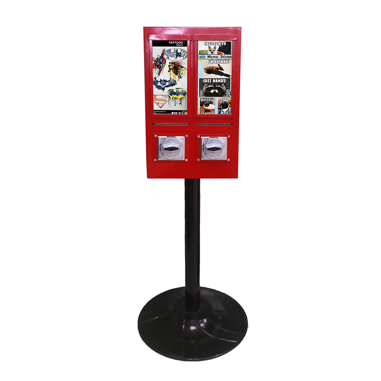ZENJET factory direct double head Tattoo sticker vending machine toy card vending machine for Small business