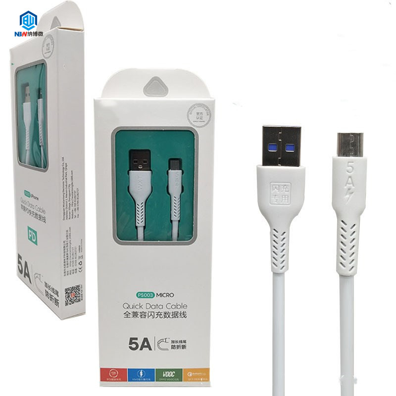 Заводская низкая цена 3Ft мобильный телефон 5A USB Type C кабель для быстрой зарядки и передачи данных для Huawei для Samsung