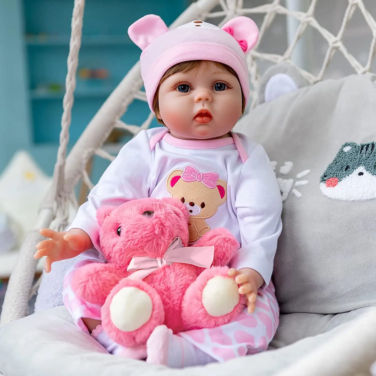 24Inch Amazon Top Soft Bebes-Reborn-De-Silicona toys Full Body Mold Liftlikes Baby Doll Kit Girls Reborn Dolls
