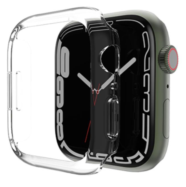 Прямая продажа с завода, в наличии, прозрачный жесткий корпус для часов apple серии 7
