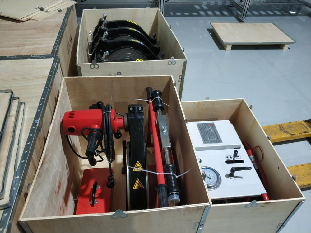 MP160-2 ручной толчок HDPE пластиковая газовая труба Стыковая сварочная машина 63 мм-160 мм
