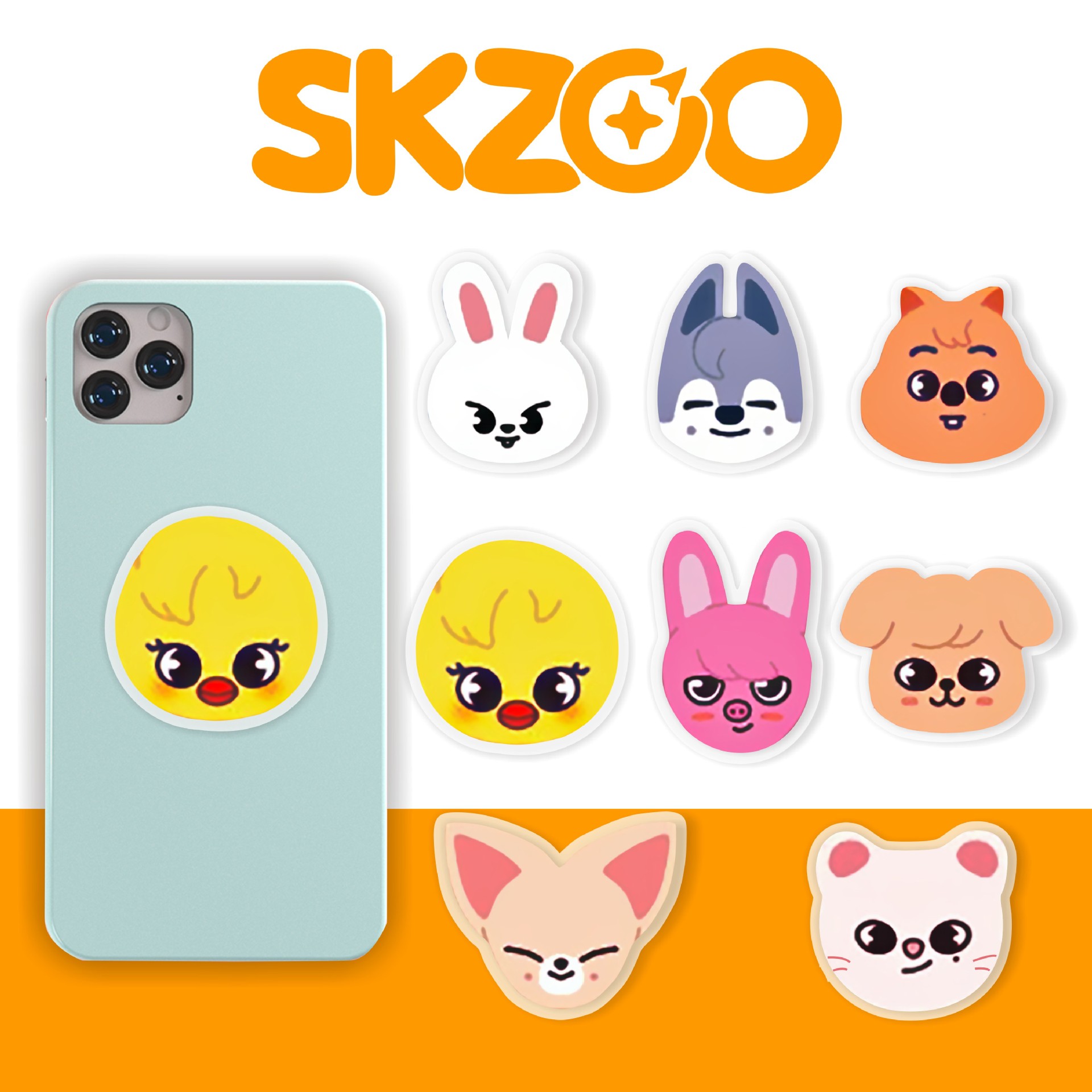 Оптовая продажа KPOP Idol Stray Kids SKZOO держатель для телефона