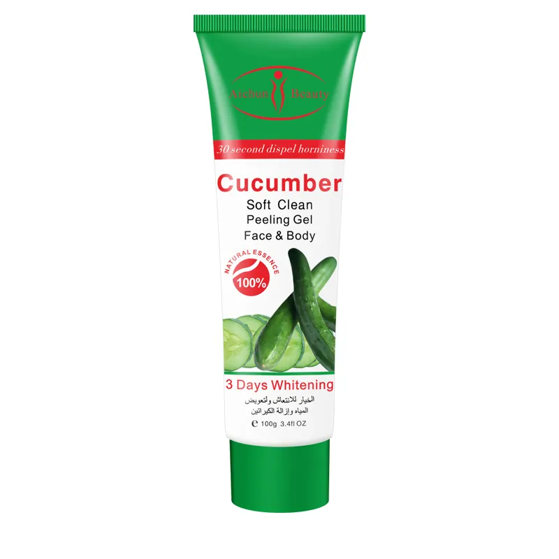 Moisturizes Cucumber Face Scrub Exfoliating Body Cream Deep cleaning