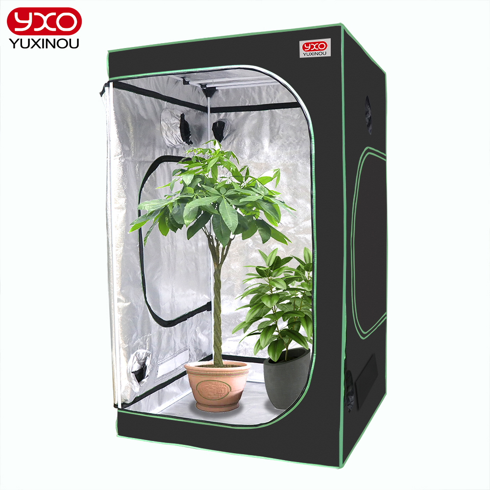 Внутренняя палатка 80x80x160 см 600D Высокоэффективная Светоотражающая коробка для выращивания Mylar палатка для Сада Гидропоники