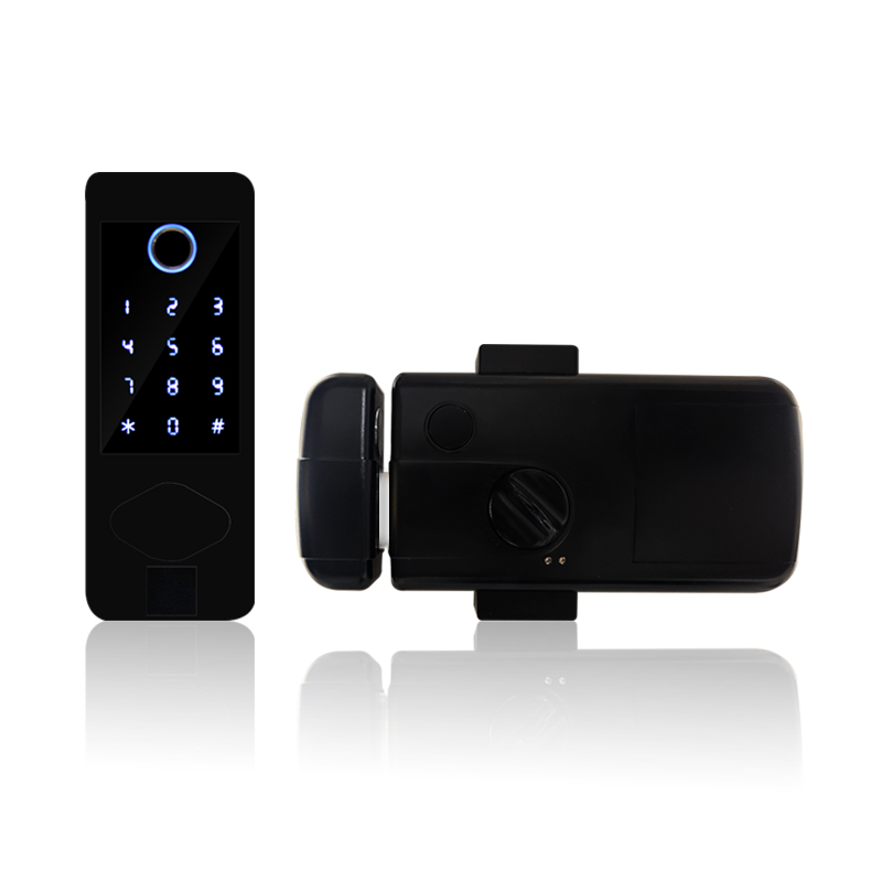 B3-15 Смарт электрический обод блокировки bluetooth приложение Wi-Fi Невидимый IP65 водонепроницаемый открытый замок отпечатков пальцев ворота клавиатуры карты Дверной замок