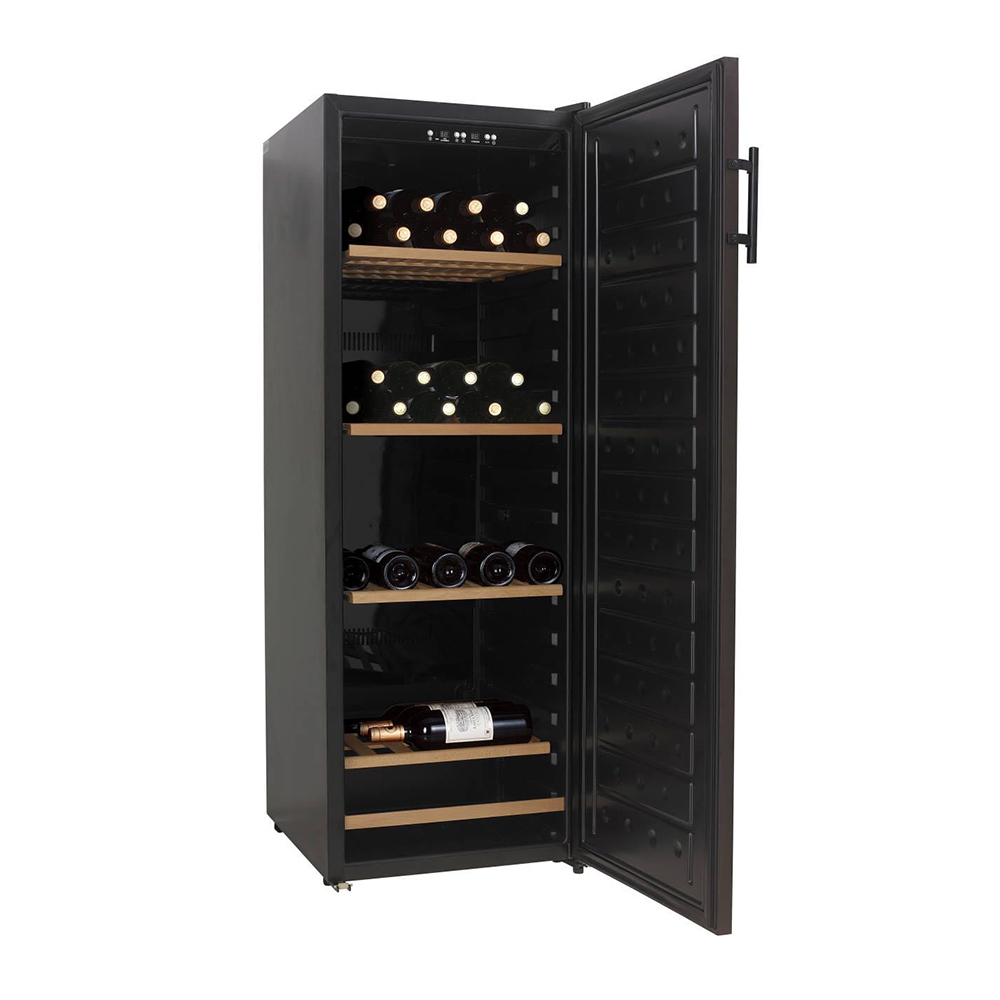 China Big Factory 151 Bottles Intelligent Humidity Control Wine Fridge Cooler