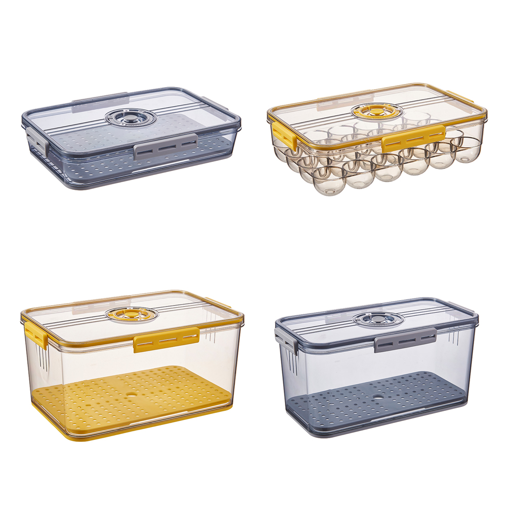 wholesale 10pcs baby airtight silicone food storage box bins containers set with lids