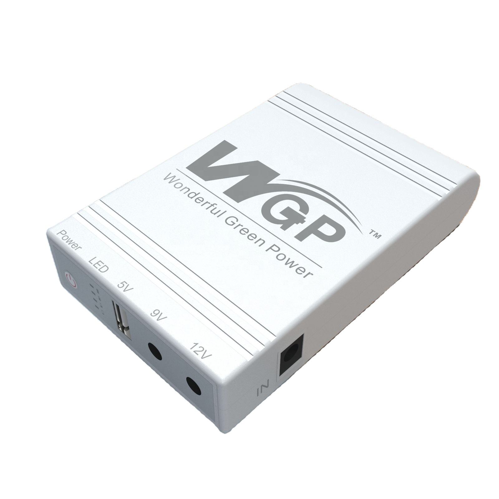 WGP Wifi Router Ip Camera UPS Price 18650 Lithium Battery Backup Power Supply DC Online Portable 5V 9V 12V Mini UPS For CCTV