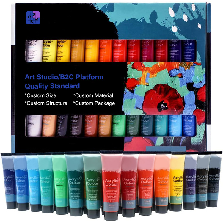 B2C Website Best Seller Quality Acrylic Painting Set Art Acrylic Paint Set For Canvas Kids