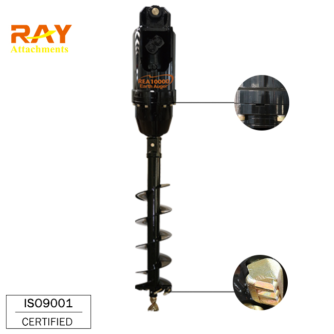 Ray-земляной шнек, экскаватор, экскаватор с противоскользящим поворотом, экскаватор-земляной шнек, сверлильный столб, дырокопатель