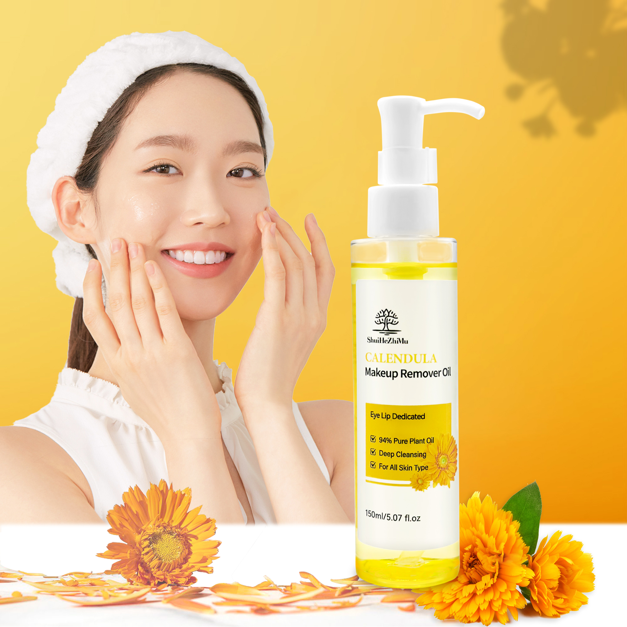 Natural Gentle Makeup Remover Moist Cleansing Oil Deep Cleansing Face Eye Lips Make-up Remover
