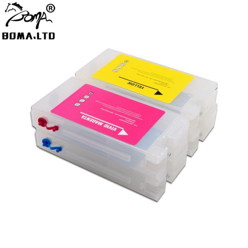 Перезаправляемый картридж бак без чипа T41W T41F для Epson SC-T3400 SC-T3400N SC-T5400 T3480 T5480 принтеры