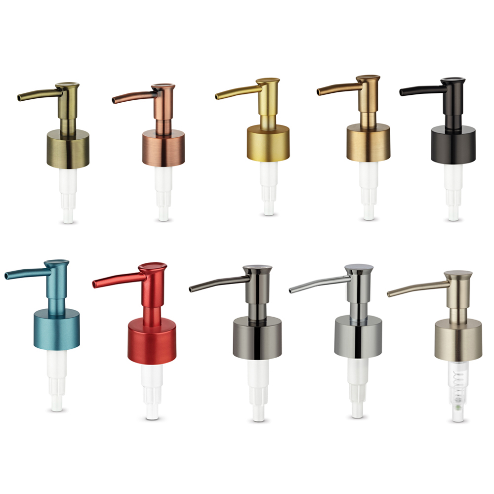 24 28 410 Liquid Soap Plastic Black White Customized Aluminum Lotion Pump Foundation Pump Lotion Pump For Bottle